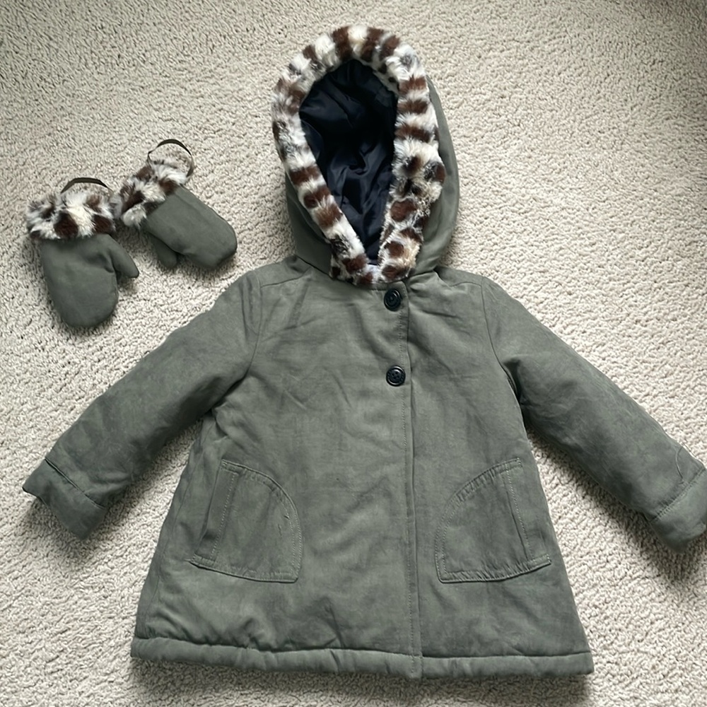 Tahari Baby Jacket with Mittens